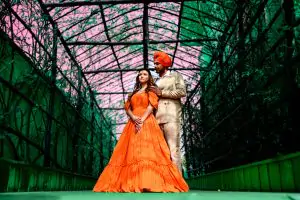 Punjabi bride & Groom on pre wedding day Photography by lens shadow studio