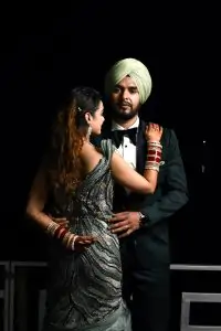 Punjabi bride & Groom on pre wedding day Photography by lens shadow studio