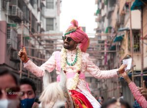 Groom Marwadi wedding day photo