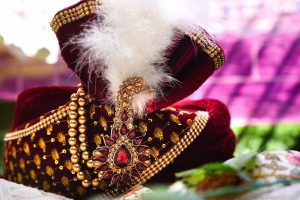 Indian groom wedding hat